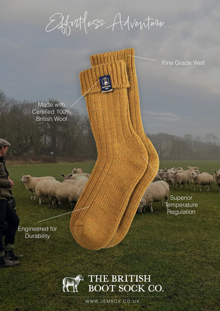 British Boot Sock Co. - 100% British Wool Socks