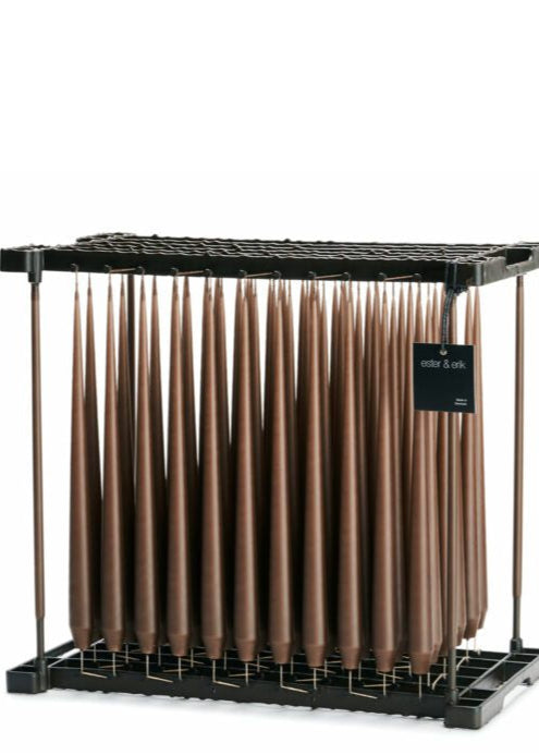 Hazelnut Taper Candles - Ester & Erik