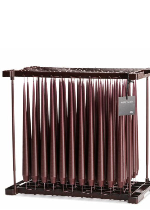 Aubergine Taper Candles - Ester & Erik