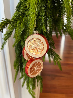 Yuletide Dried Orange Ornament (Glass)