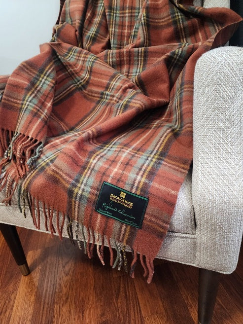 Royal Stewart Antique - Merino Wool Blanket