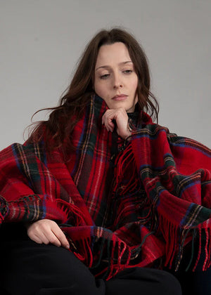 Royal Stewart - Merino Wool Tartan Blanket
