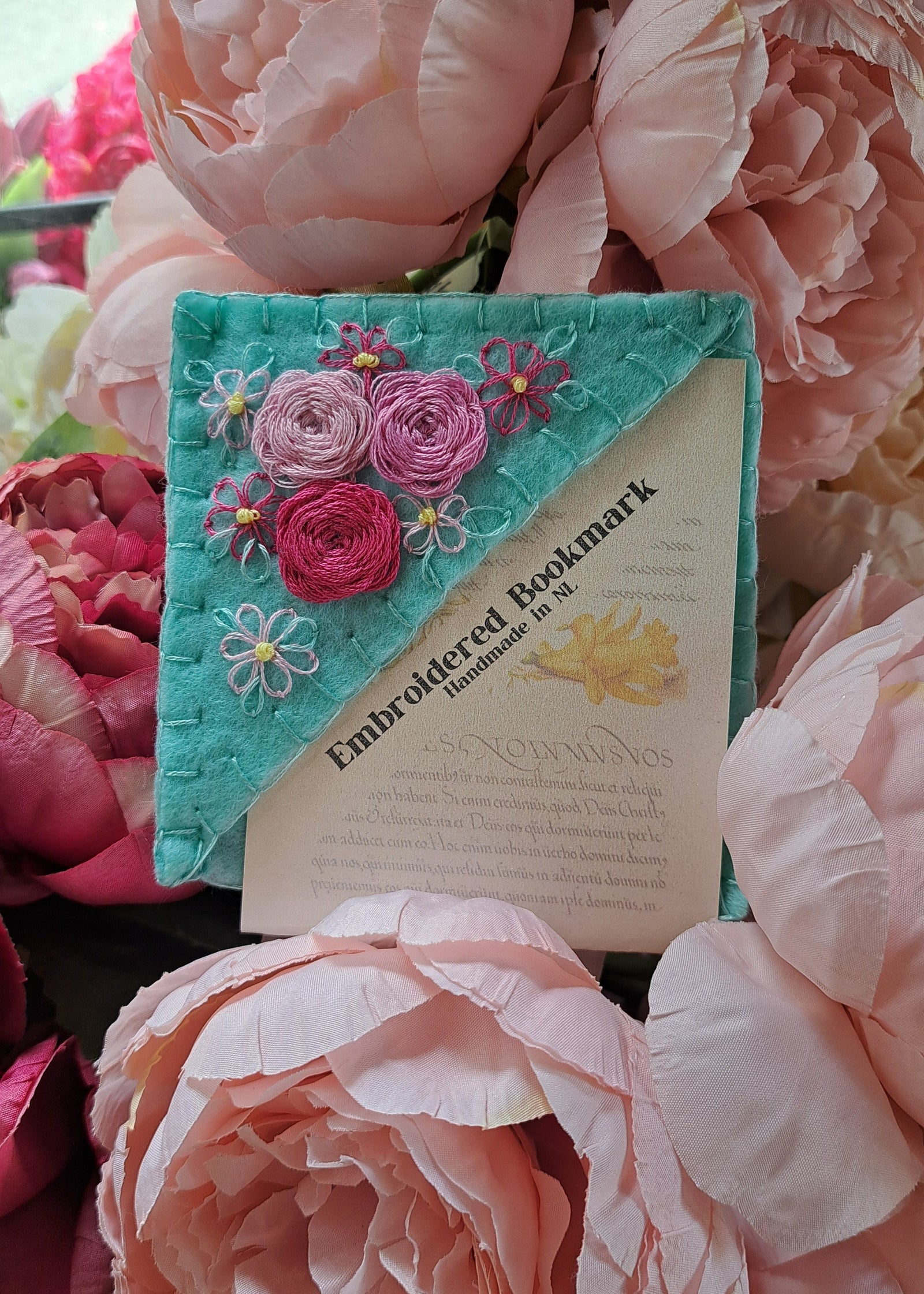 Embroidered Bookmark - Country Flowers