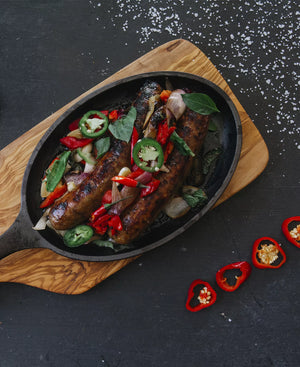 Cast Iron Fajita Skillet