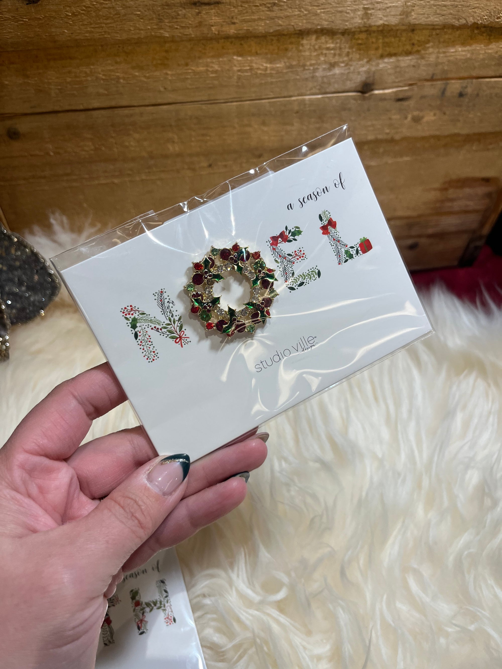 Holiday Glitz & Glam Brooch