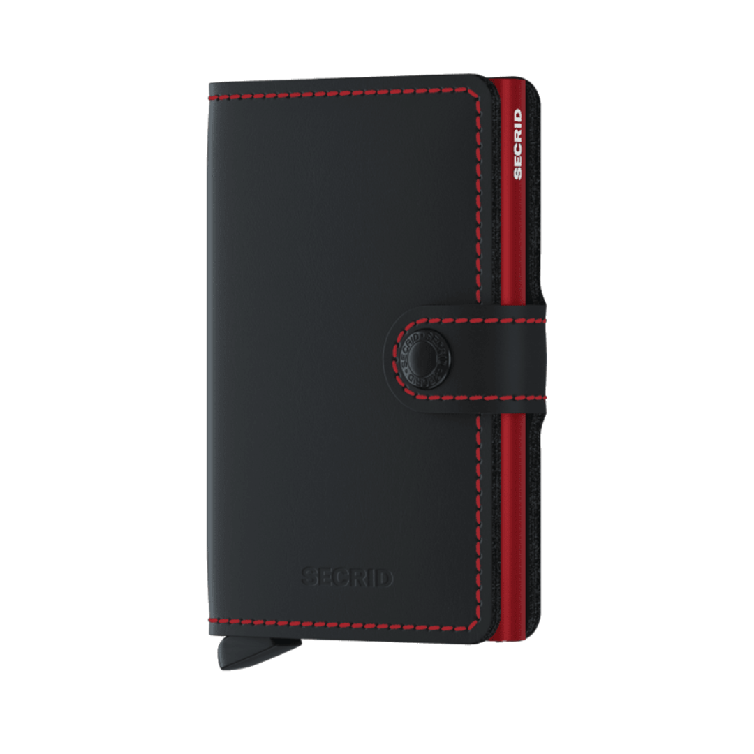 Secrid Miniwallet - Black & Red