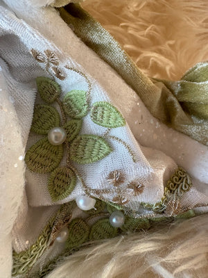 Mistletoe Kisses Angel Ornament,