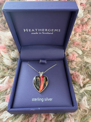 Heathergems Heart Necklace
