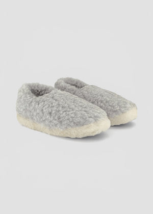 Grey Wool - Sheep by the Sea Slippers