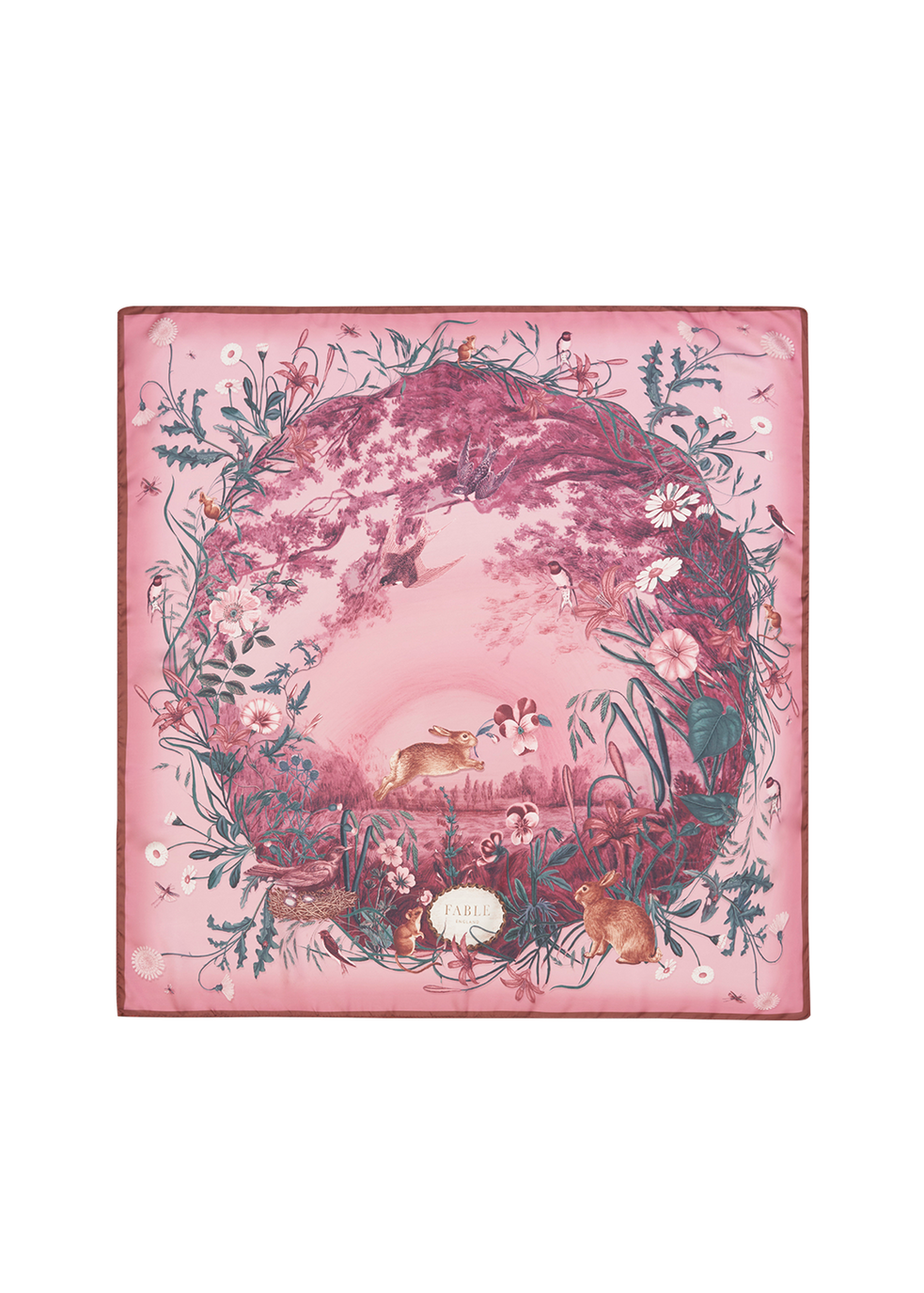 Bunny Narrative Square Scarf