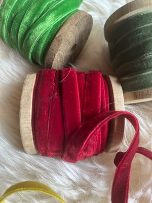 Velvet Ribbon Spool