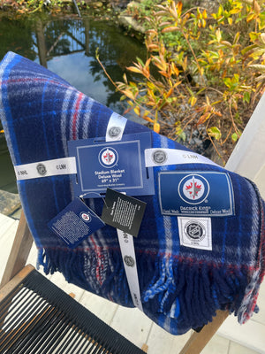 Winnipeg Jets NHL Tartan Blanket