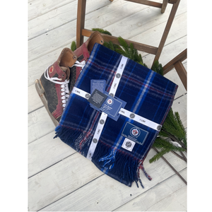 Winnipeg Jets NHL Tartan Blanket