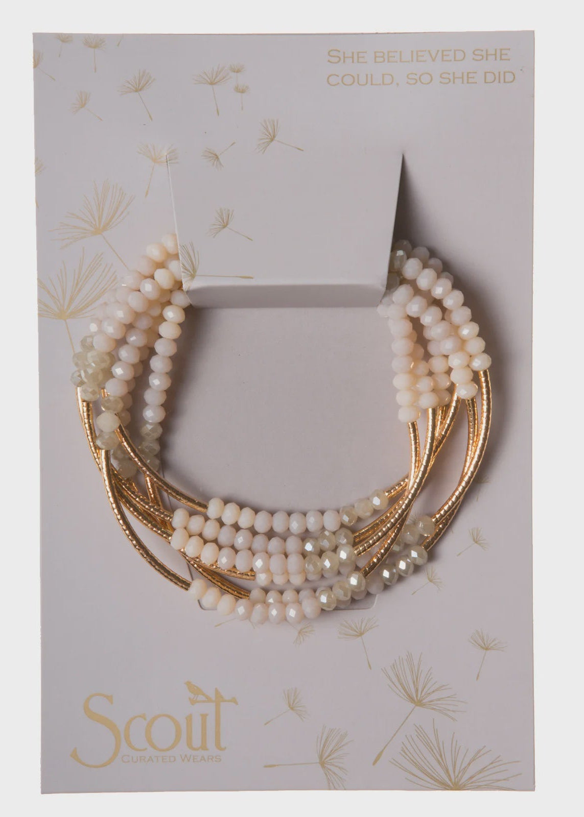 Scout Wrap - Ivory Combo Gold