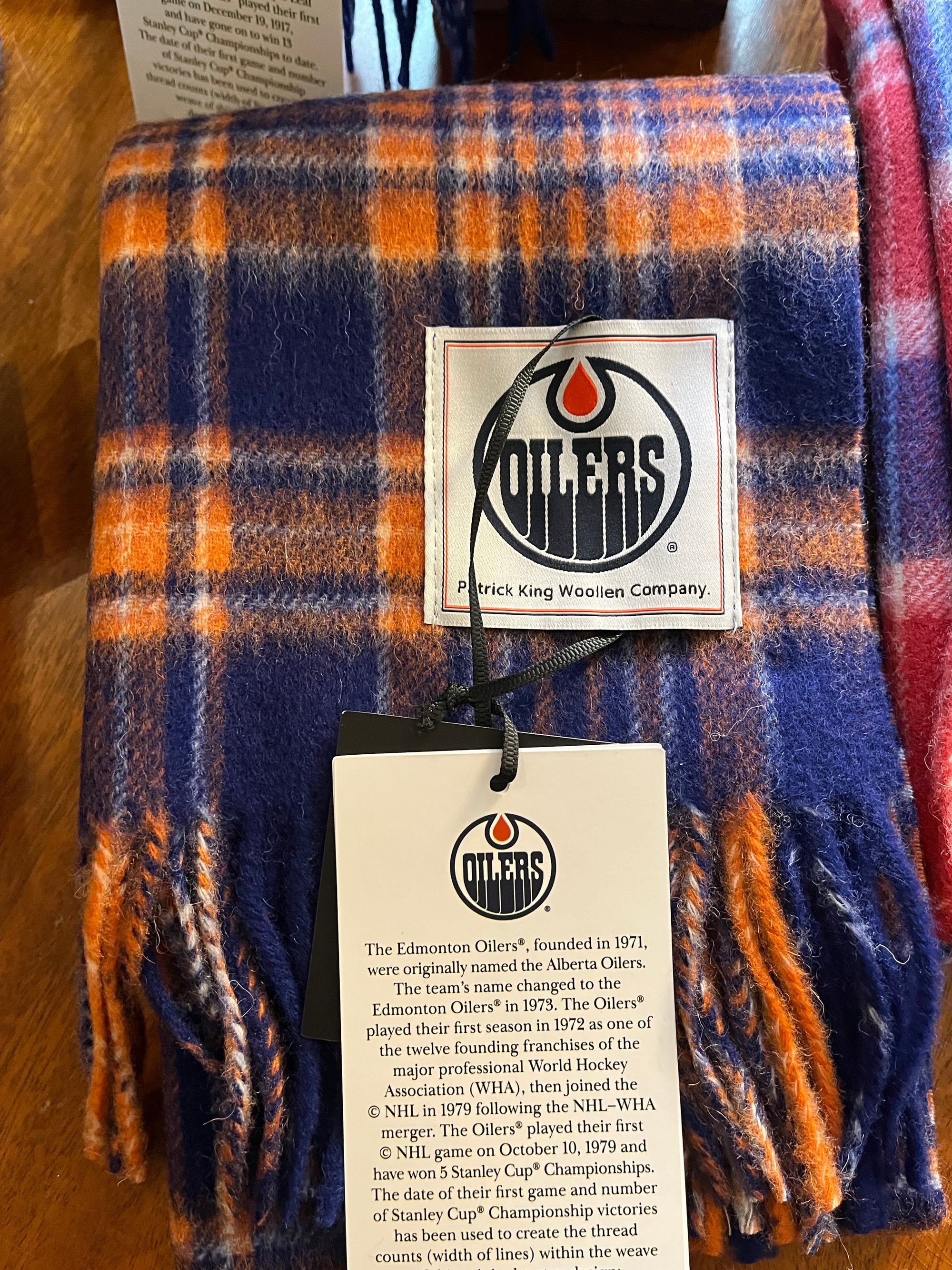 Edmonton Oilers NHL Lambswool Scarf