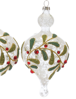 Holly Gemstone Ornaments