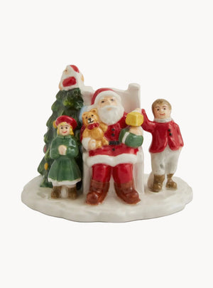 Spode Village Santa & Children