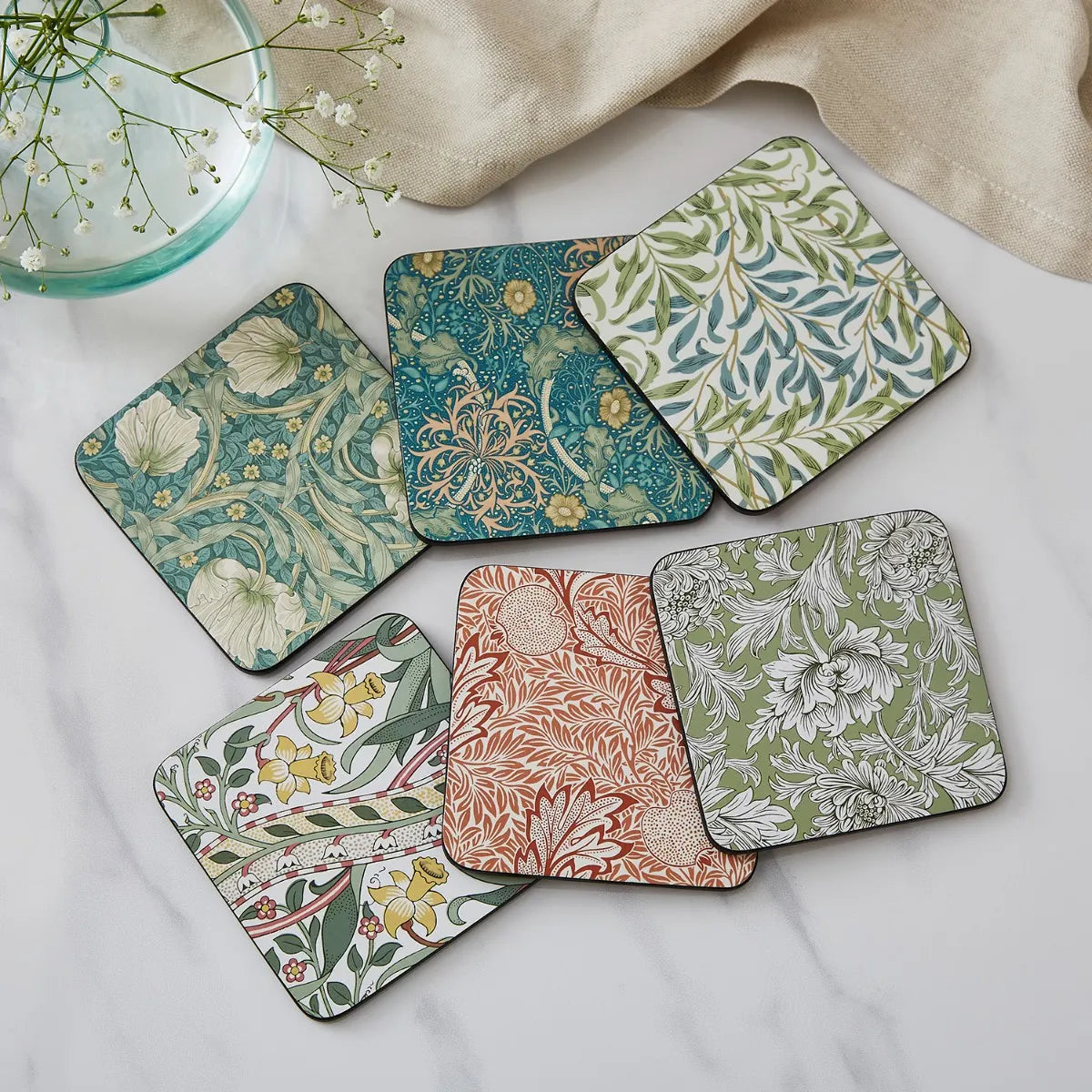 Morris & Co Pimpernel Coasters