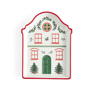 Spode Christmas Village Tidbit Tray