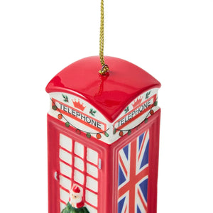 Spode Phone Box Ornament