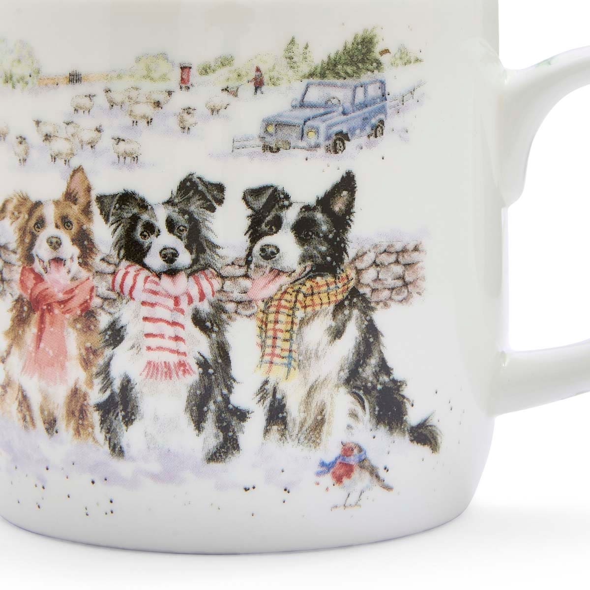 'While Shepherds Watched' 11oz Mug - Wrendale