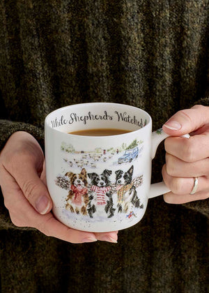 'While Shepherds Watched' 11oz Mug - Wrendale