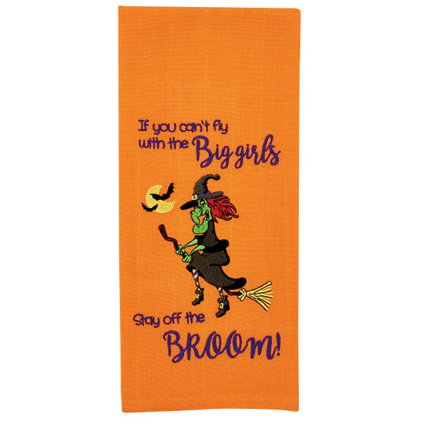 If You Can't Fly With the Big Girls Dish Towel