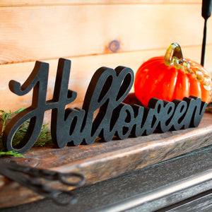 Elegant Halloween Sign