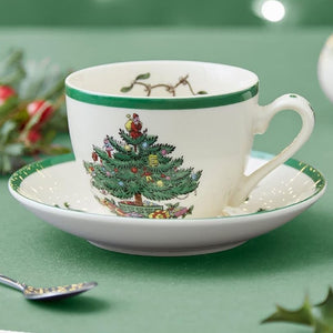 Spode Christmas Tree Tea Cup & Saucer