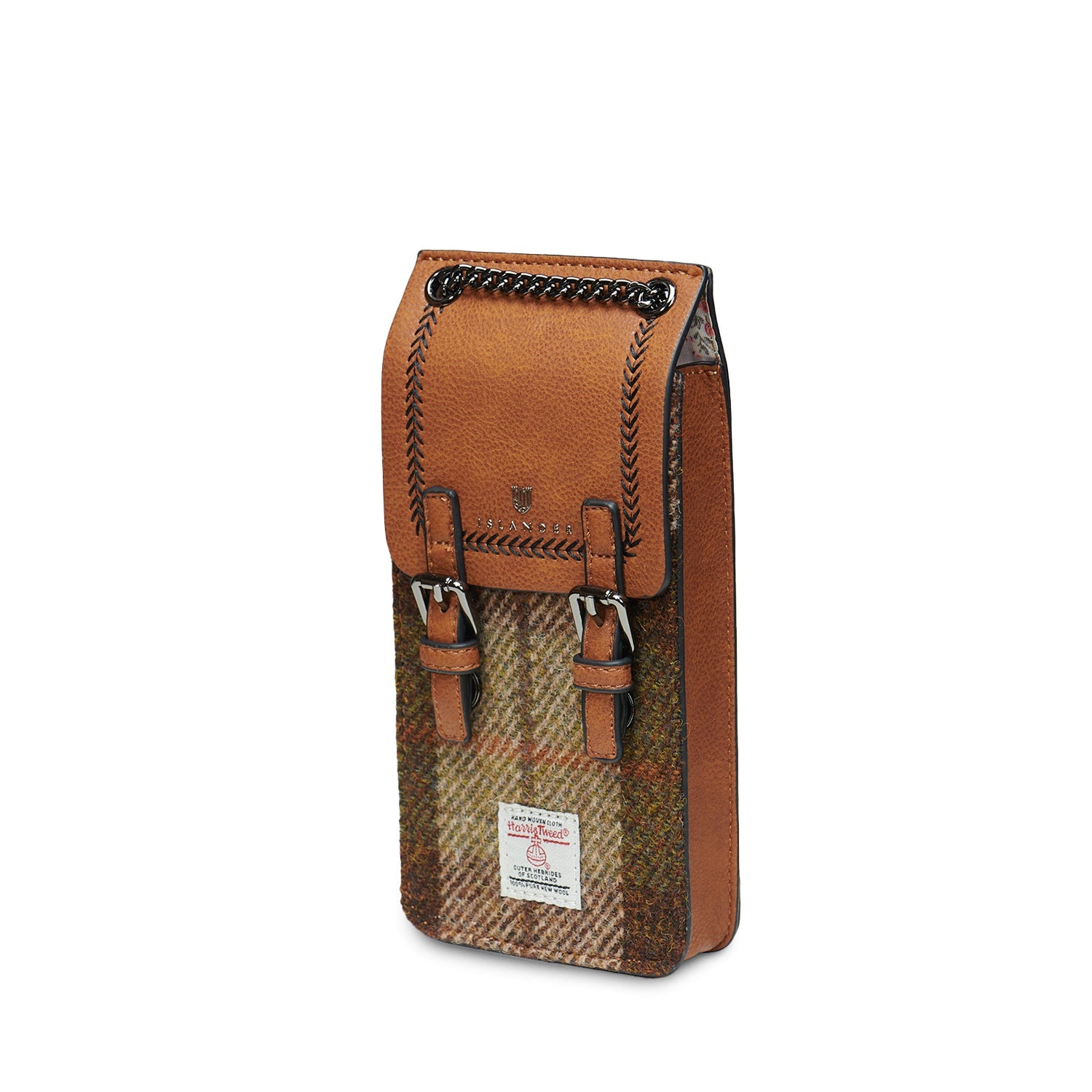The Phone Tote - Chestnut Tartan