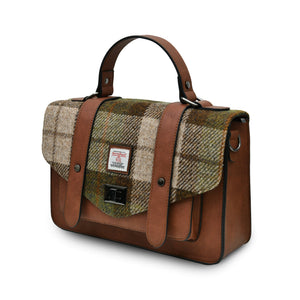 The Large Satchel - Chestnut Tartan