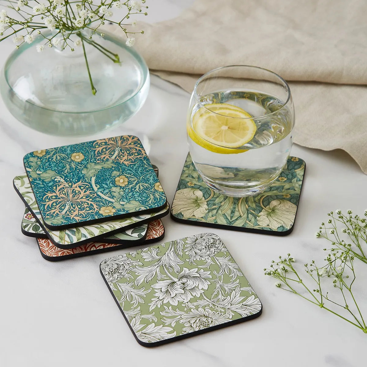 Morris & Co Pimpernel Coasters