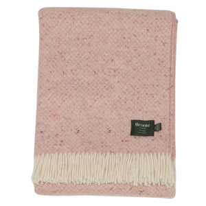 Pure Wool Blanket - Donegal (Pink)