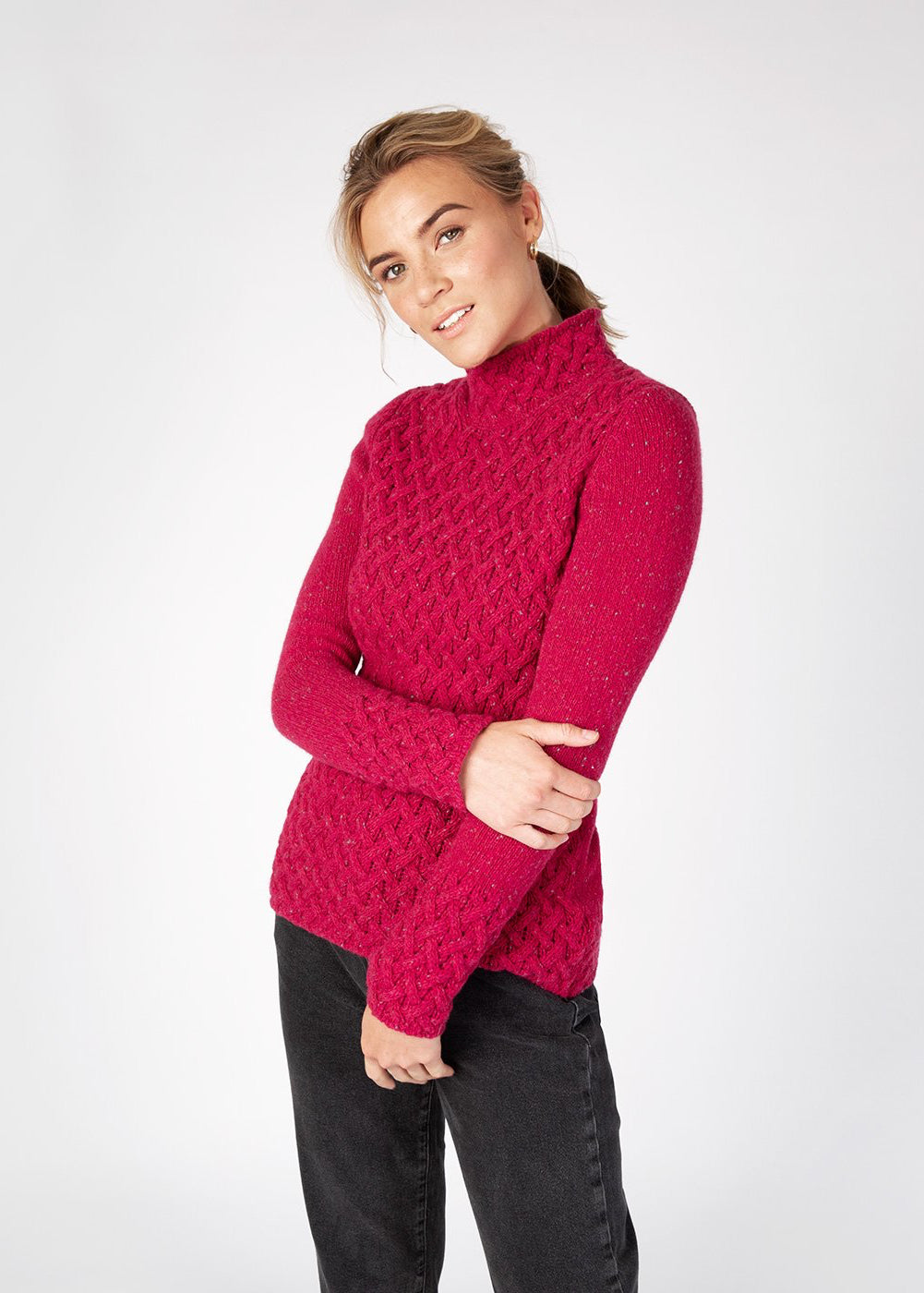 Trellis Sweater - Bramble Berry