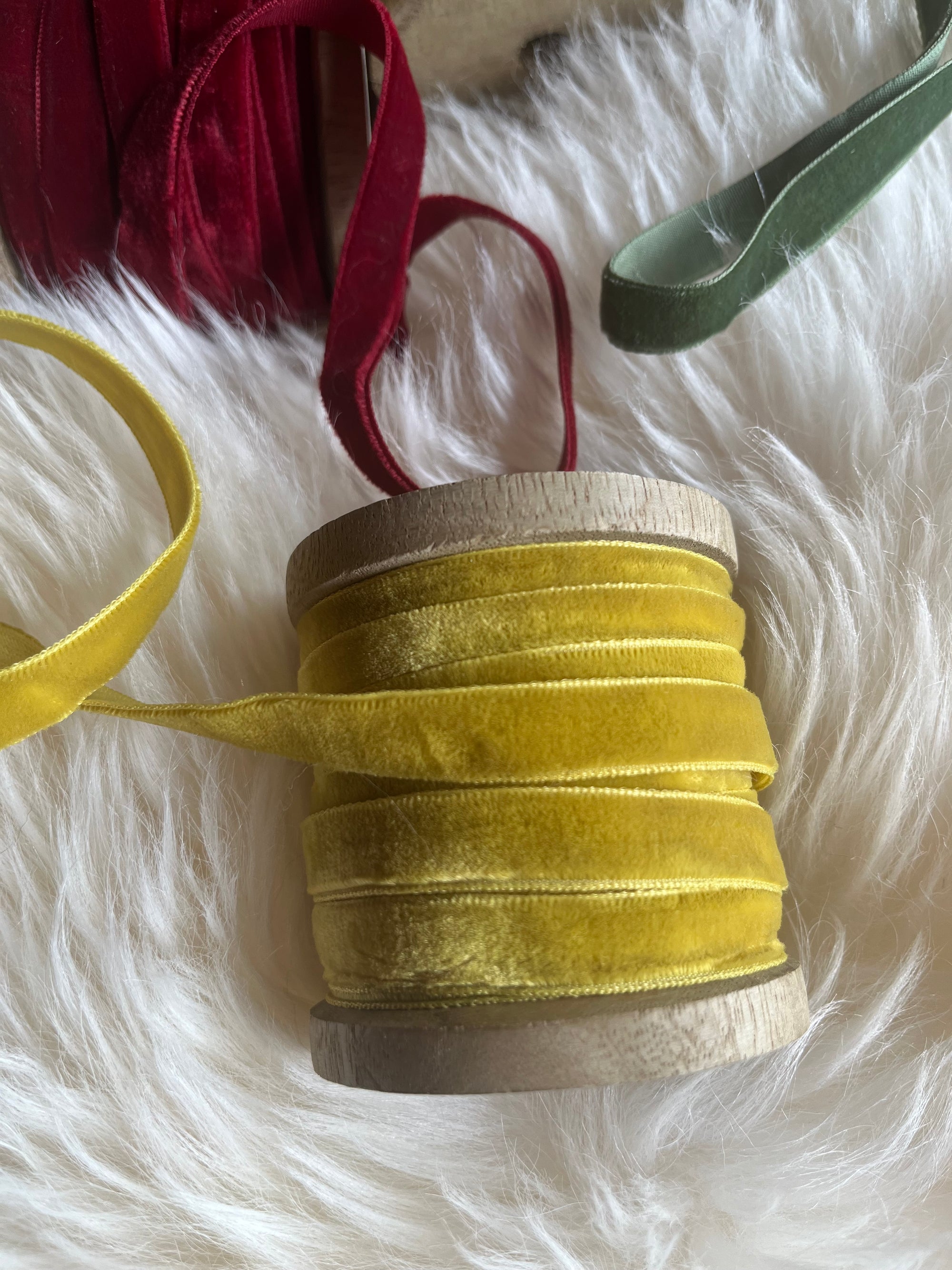 Velvet Ribbon Spool