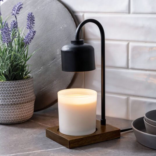 Arched Lamp Candle Warmer - Black