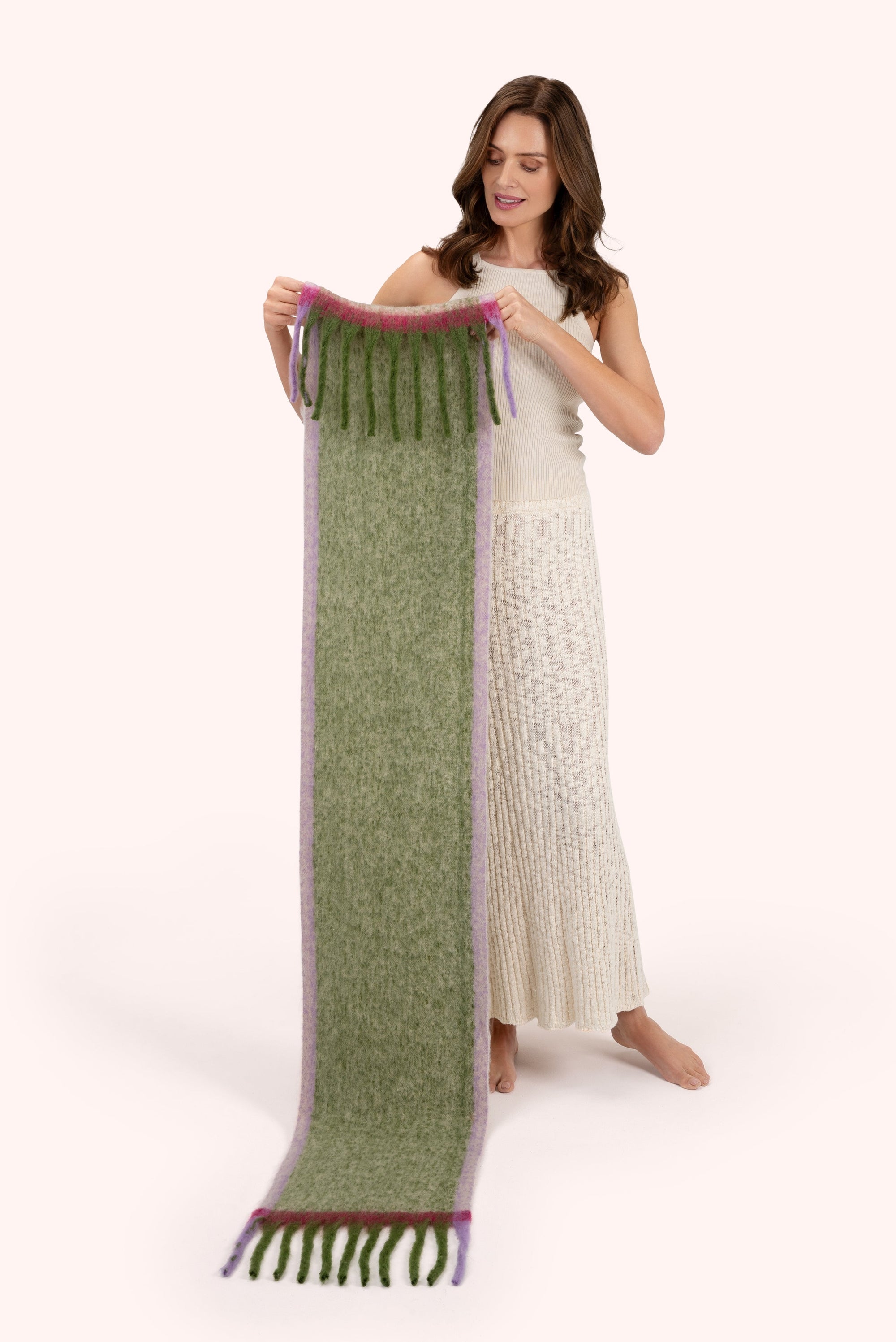 Aria Cozy Scarf. - Sage