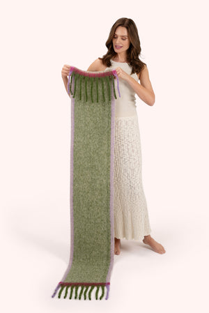 Aria Cozy Scarf. - Sage