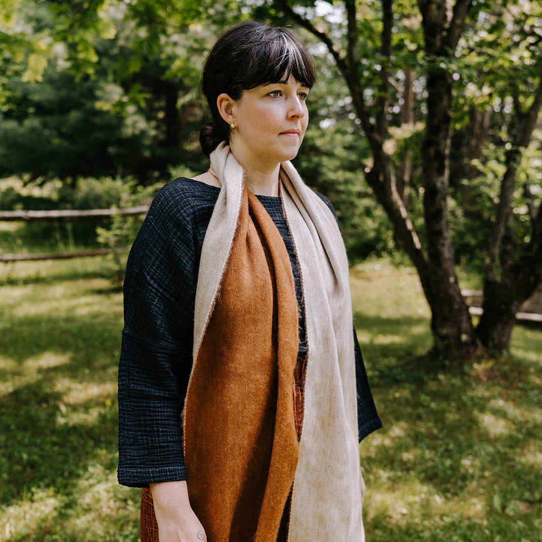 Ultra Soft Alpaca Scarf - Café Au Lait