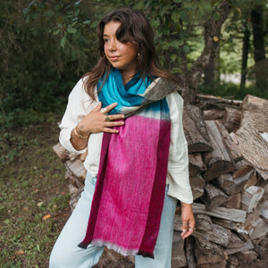 Ultra Soft Alpaca Scarf - Fig