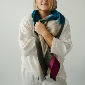 Ultra Soft Alpaca Scarf - Fig