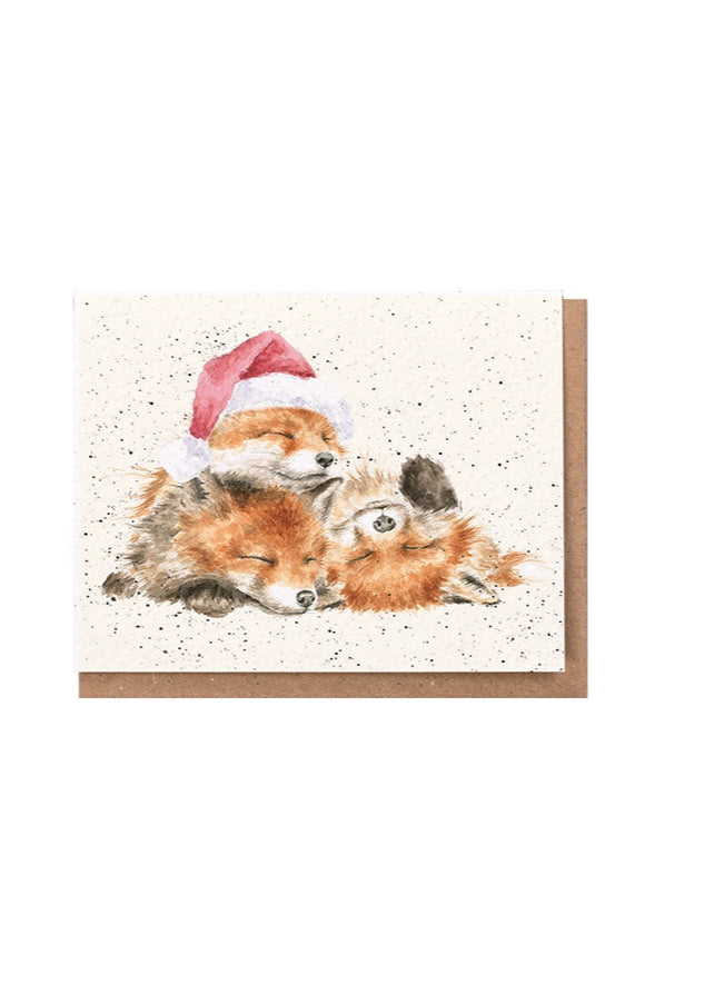 Wrendale Mini Card - "Night Before Christmas"