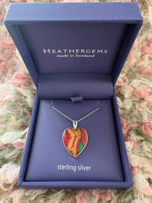 Heathergems Heart Necklace