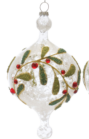 Holly Gemstone Ornaments