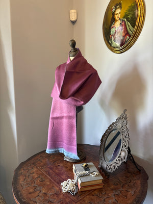 Ultra Soft Alpaca Scarf - Cassis