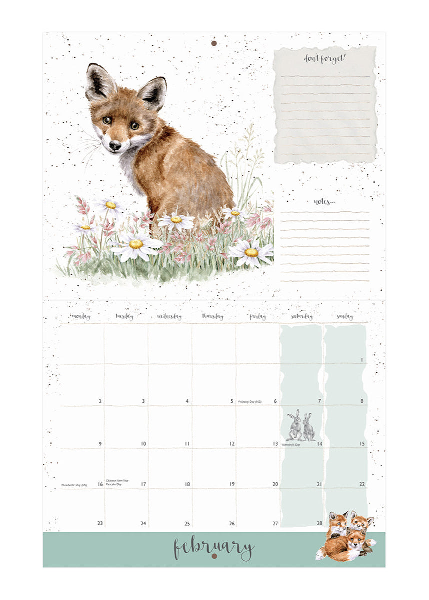 Wrendale 2026 Landscape Calendar