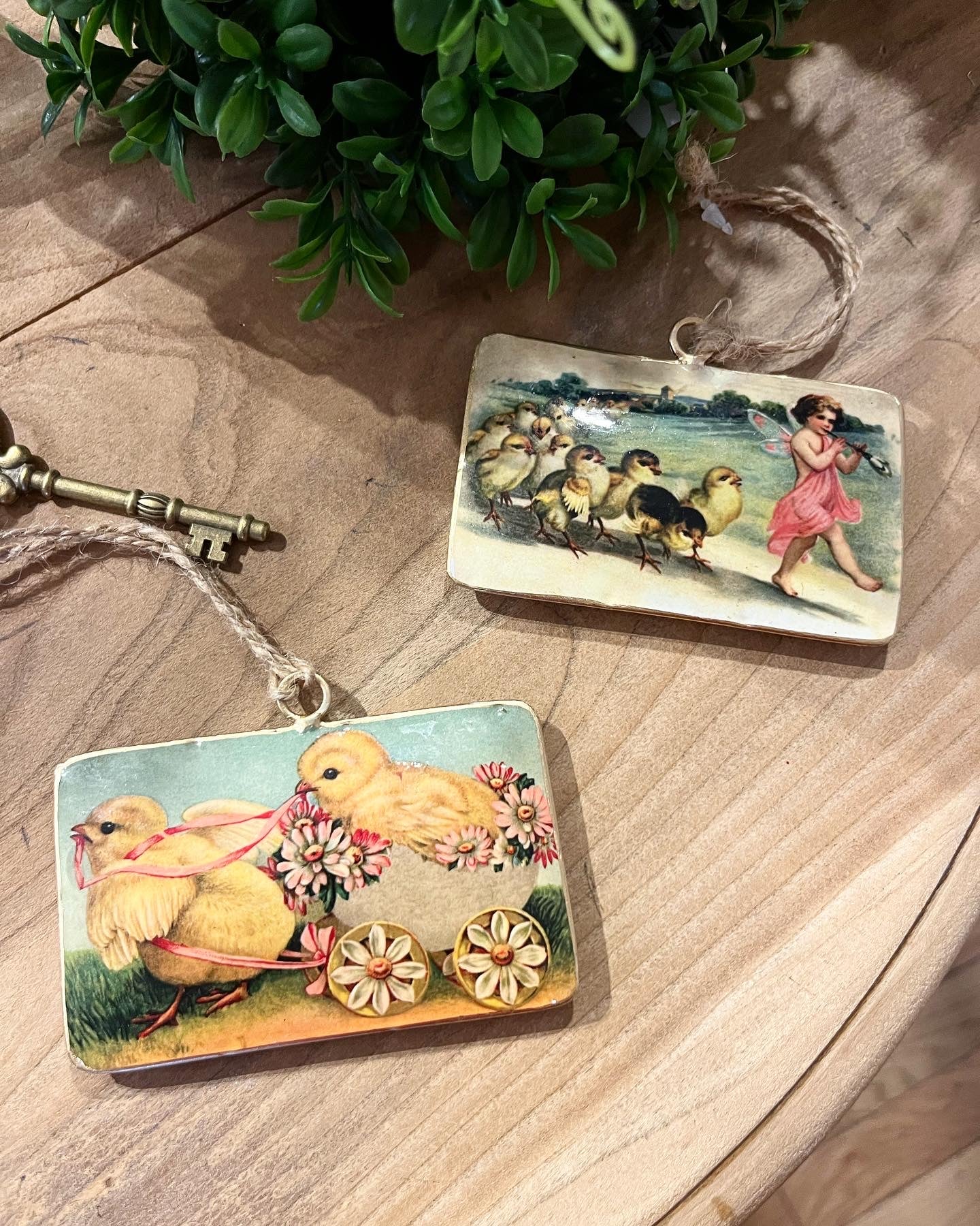 Easter Chick Ornaments