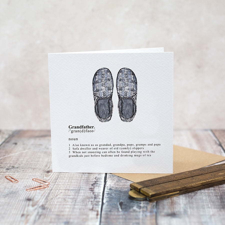 Grandfather Definition Greeting Card