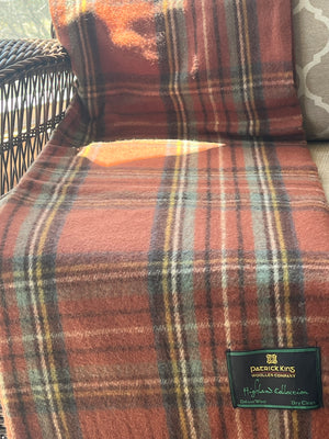 Royal Stewart Antique - Merino Wool Blanket