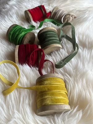 Velvet Ribbon Spool